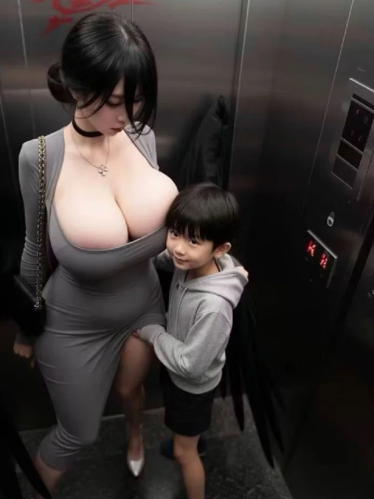 电梯里只有我和巨乳御姐 封面