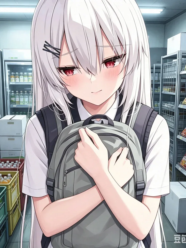 疑似偷窃的少女